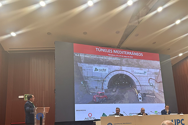 Convensa participa en las jornadas técnicas Túneles mediterráneos